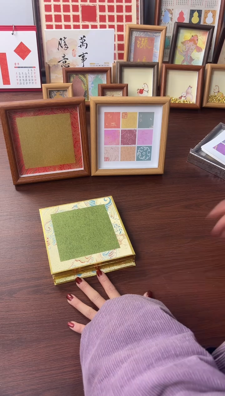 方6画框10宋锦10