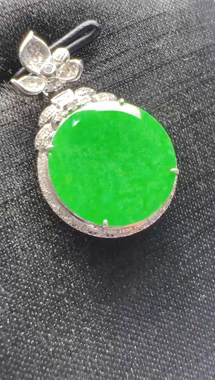 【闪购商品】翡翠吊坠(不含链)18K金镶嵌多样性团购发一件