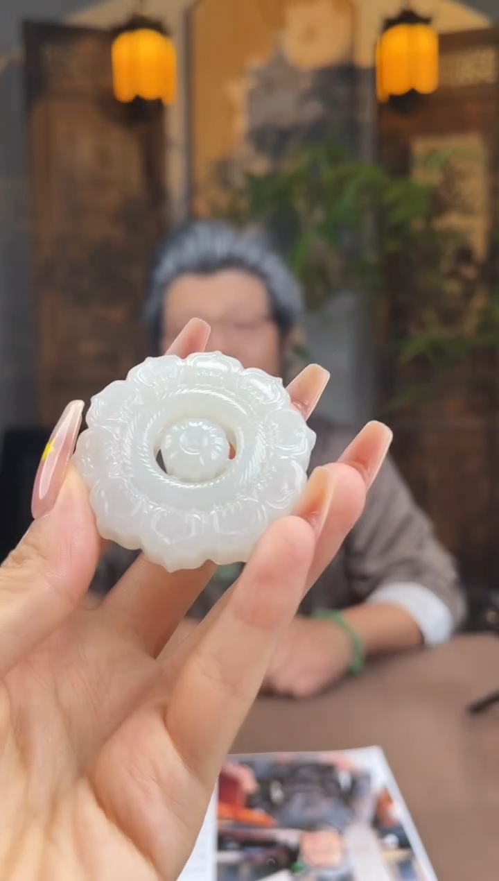 和田玉未镶嵌颈饰S659