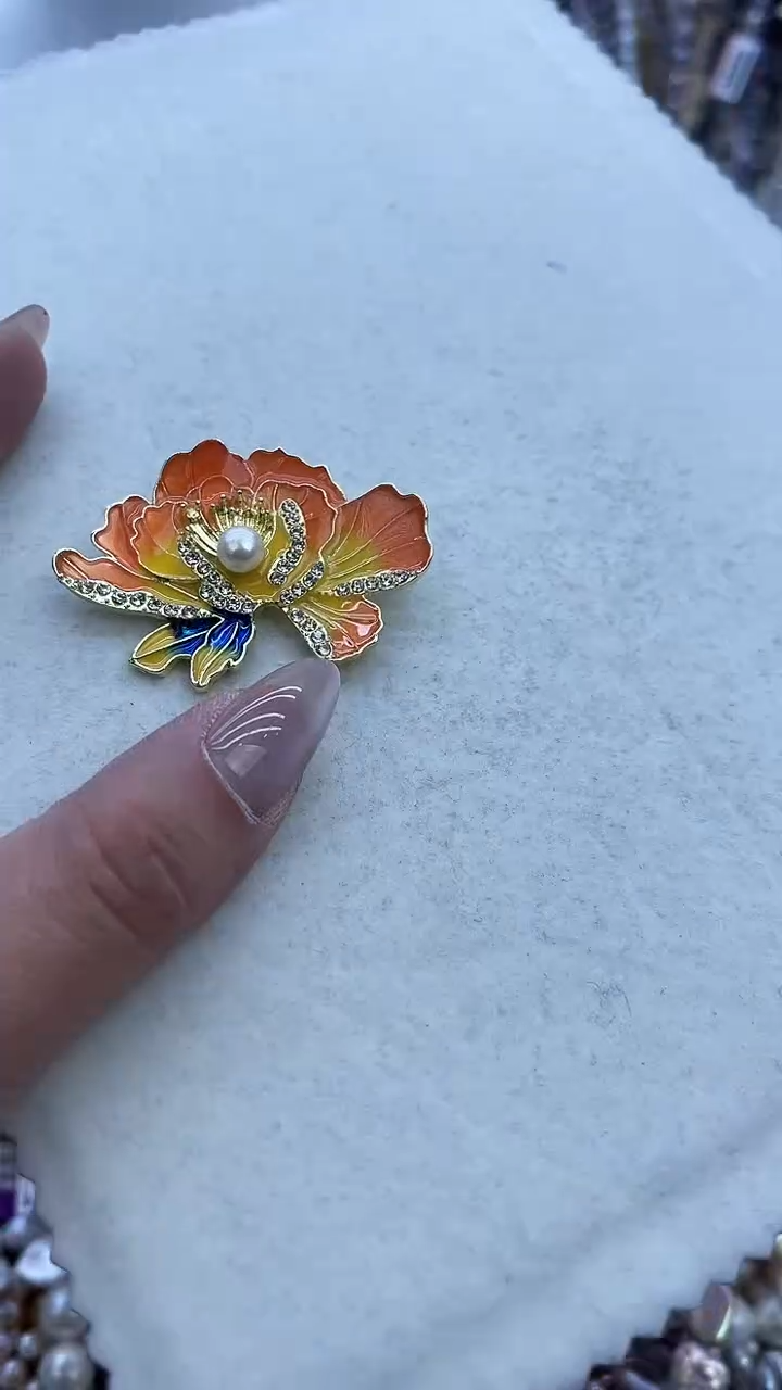 【闪购商品】淡水珍珠胸针未镶嵌711