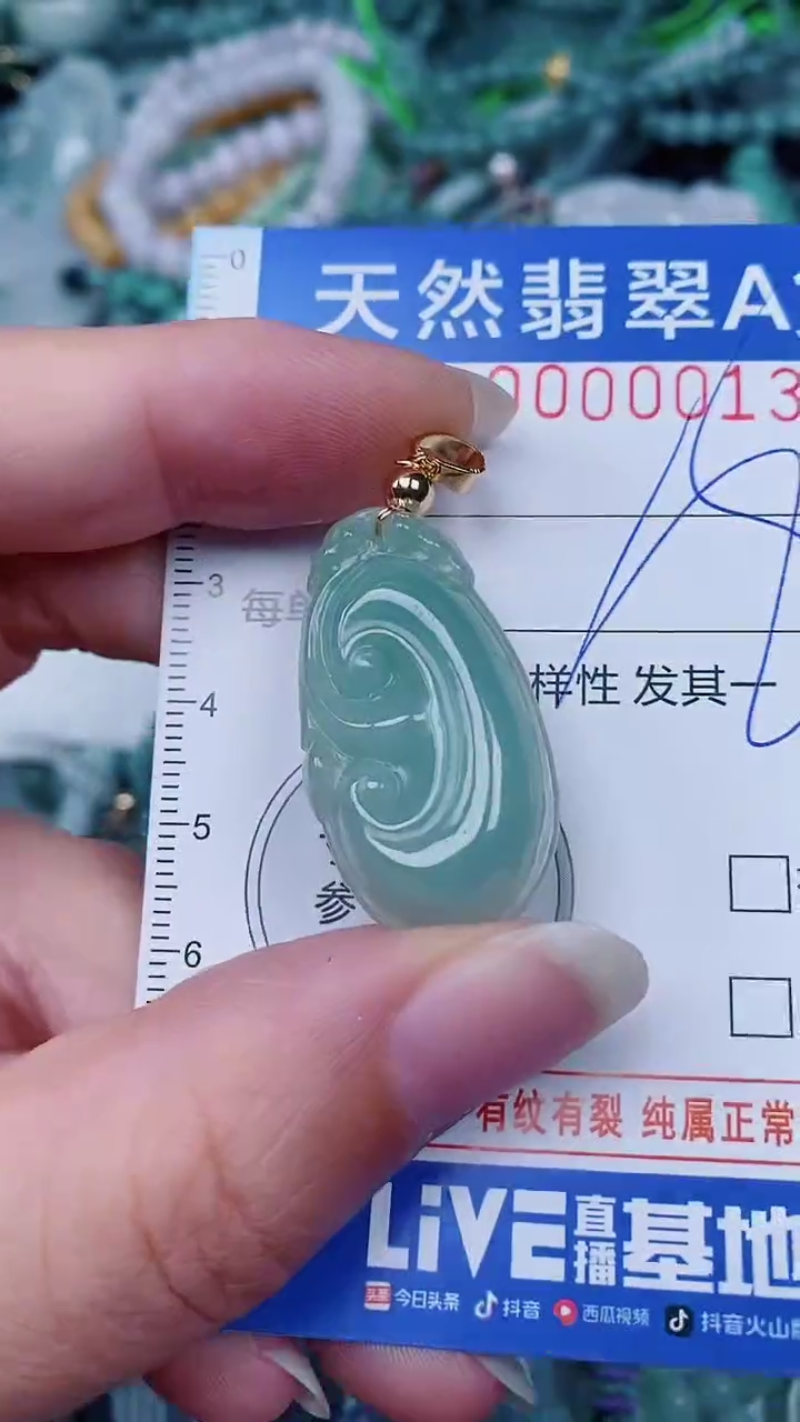 翡翠未镶嵌颈饰00000013