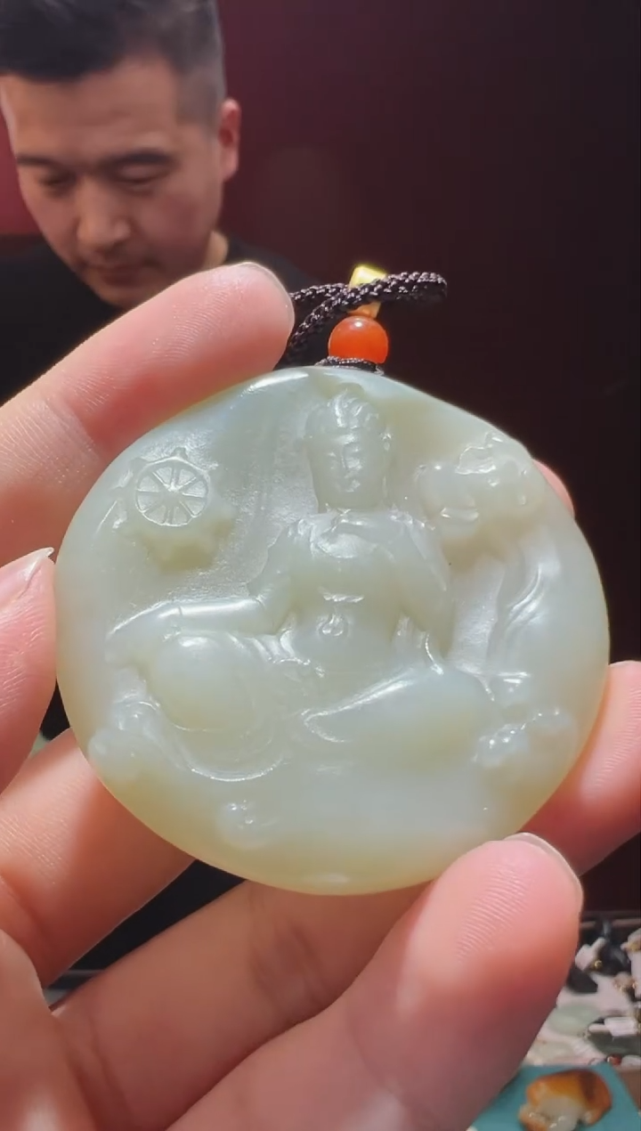 【闪购商品】和田玉吊坠(不含链)未镶嵌1