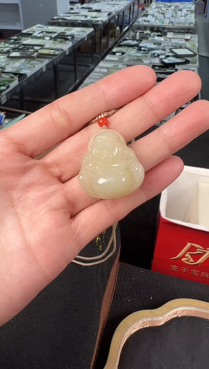 吊坠(不含链)未镶嵌和田玉多样性发1