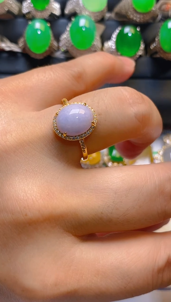 【闪购商品】翡翠耳饰银S925镶嵌天然A货翡翠1