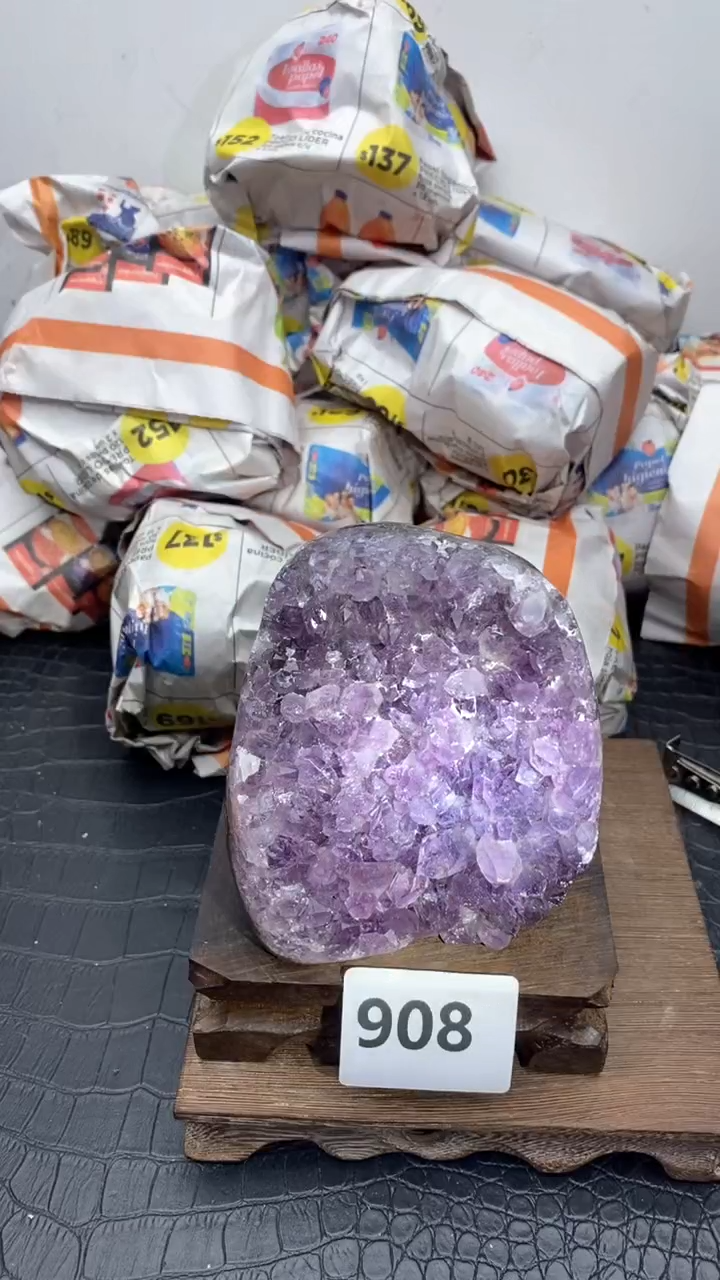 【闪购商品】紫晶1未镶嵌908号摆件