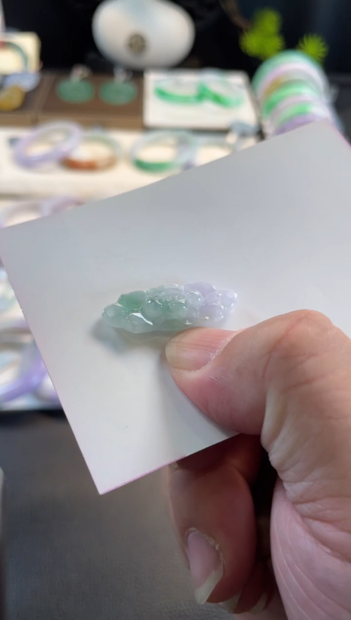 未镶嵌手镯翡翠78   有纹裂