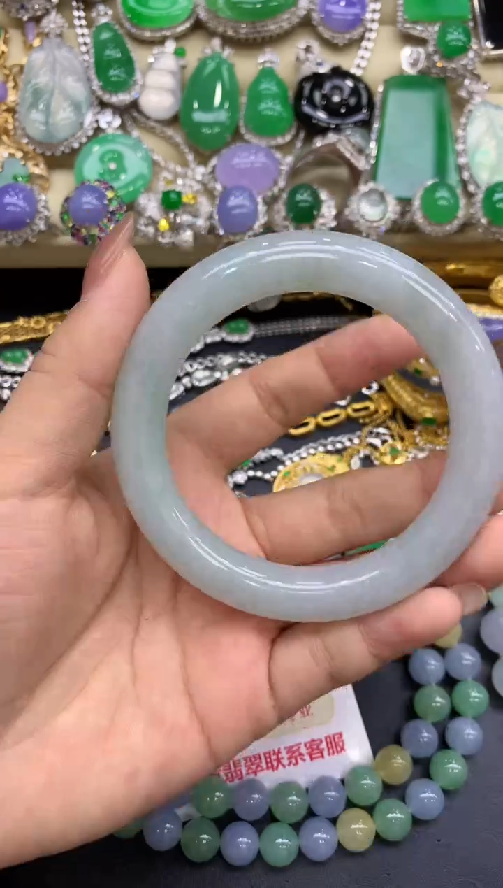 未镶嵌手镯翡翠205-中国好珍宝