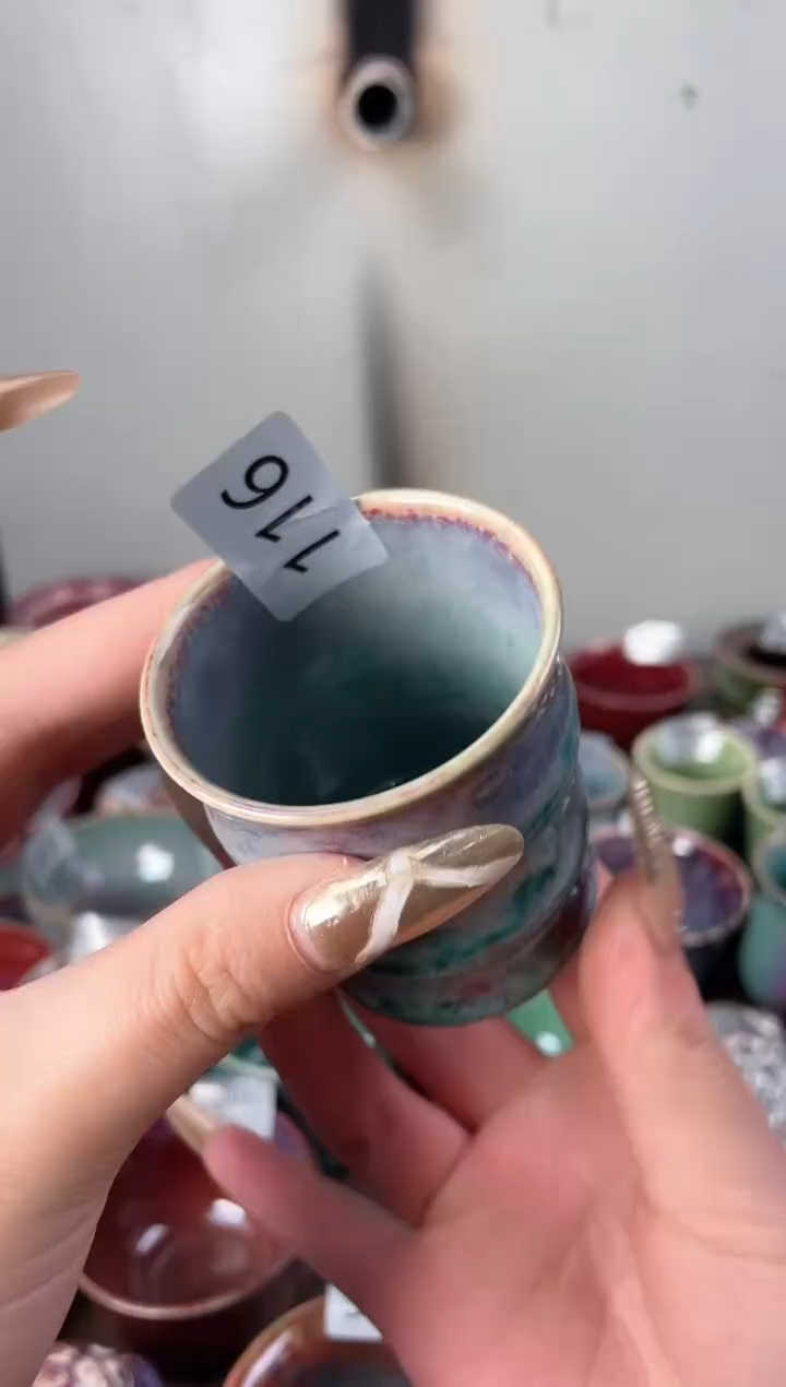 【闪购商品】摆件钧瓷手工茶器窑变