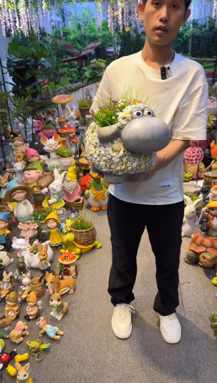 无花朵花园庭院摆件&00&