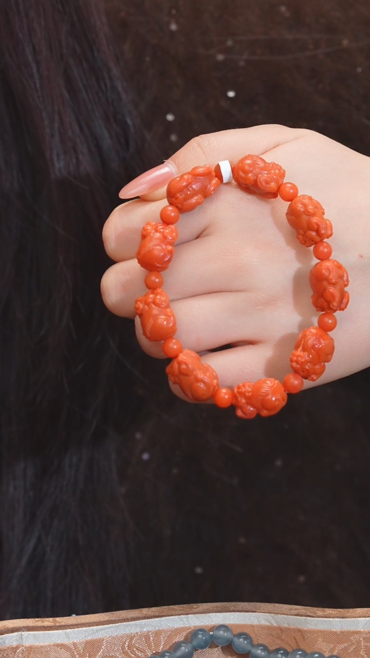 【闪购商品】南红玛瑙手串未镶嵌多样性发 加加@@N6592