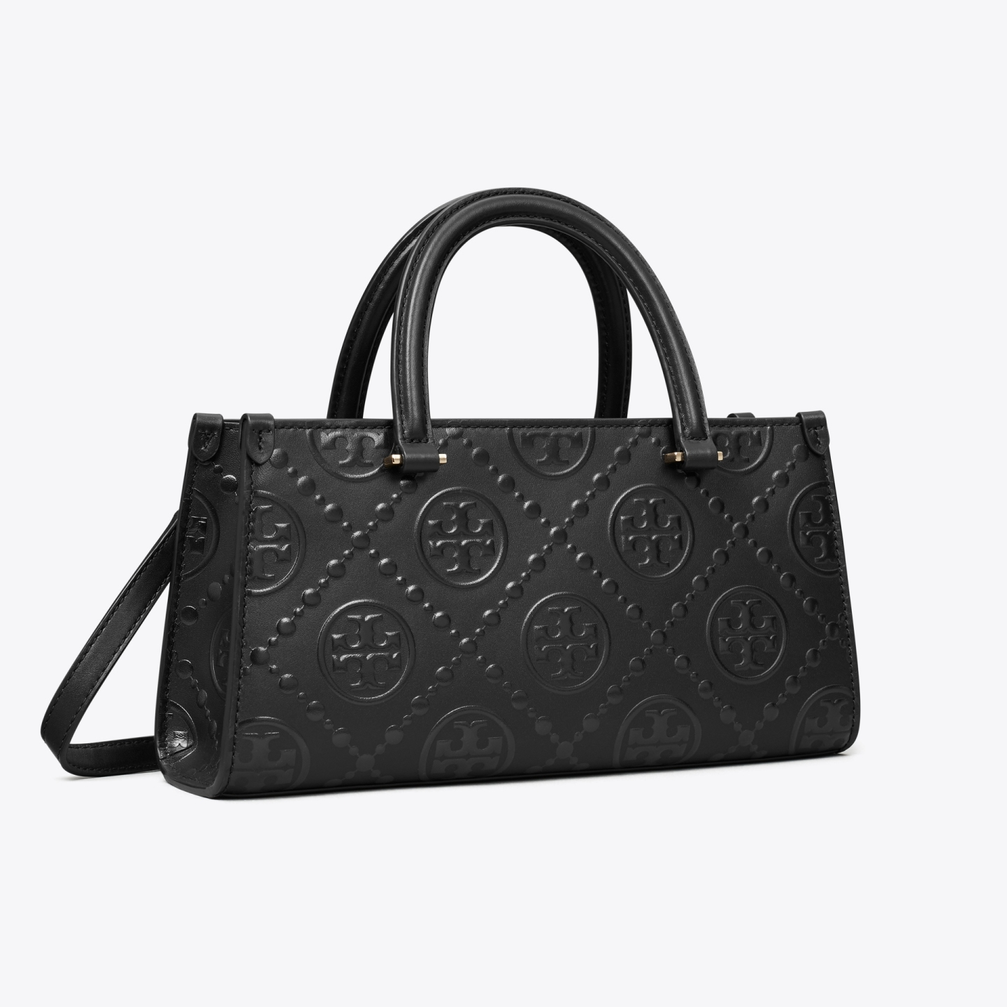 tory burch/汤丽柏琦 黑色印花托特包164641-001小号 S