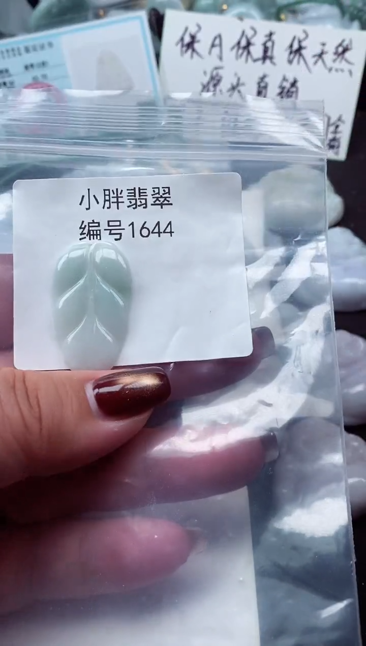 颈饰未镶嵌翡翠缅甸天然A货翡翠1644