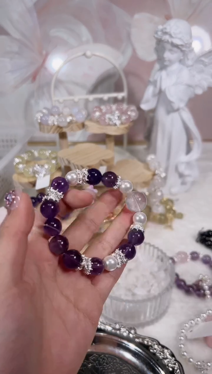 【闪购商品】水晶手链未镶嵌天然水晶默认微瑕 多样性发货发其一