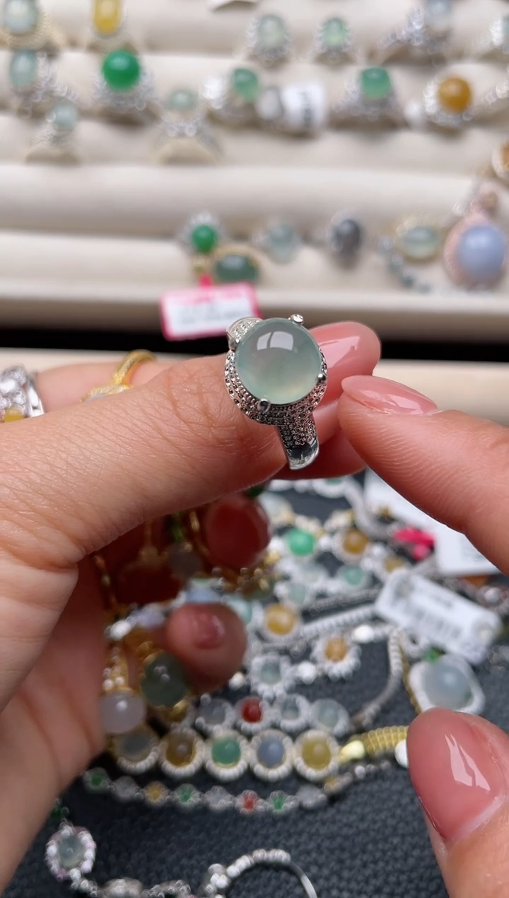 【闪购商品】翡翠戒指未镶嵌1111111111  52