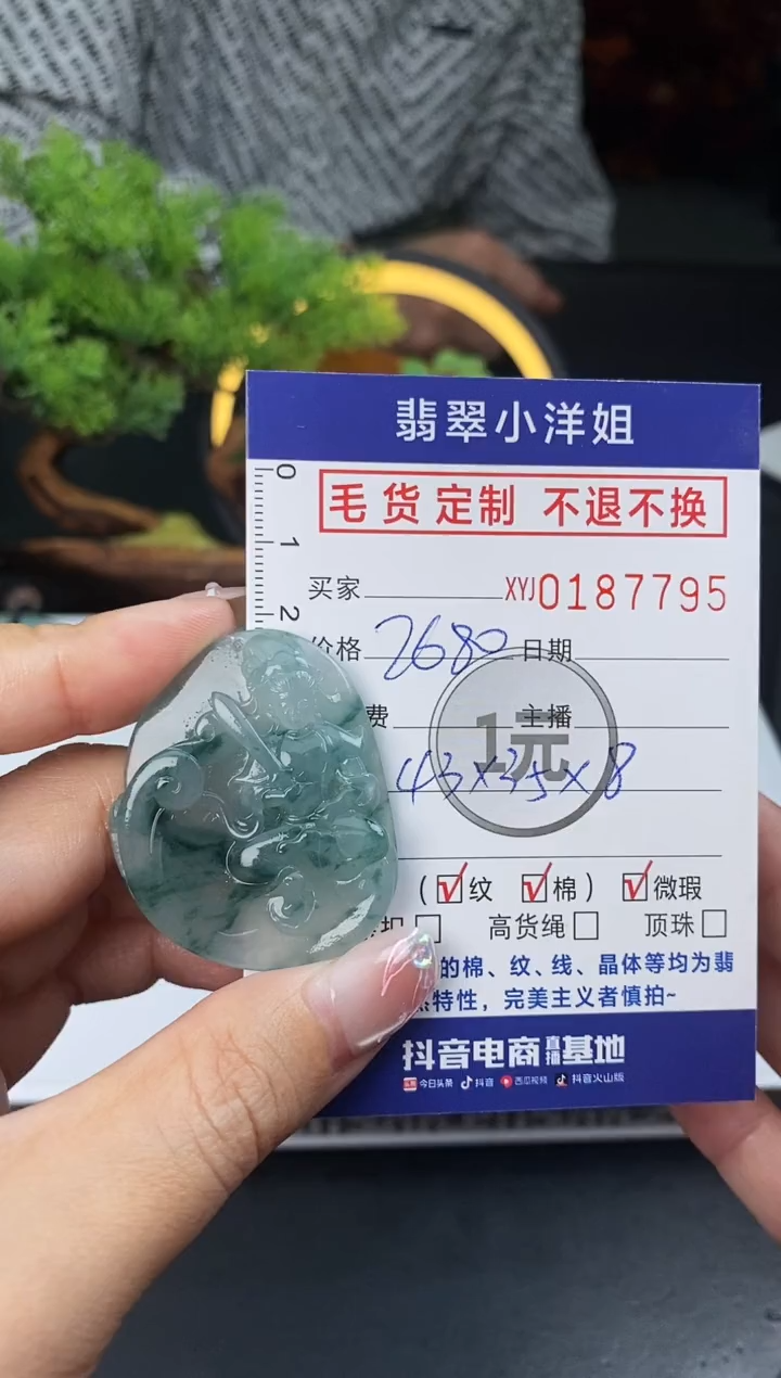 【闪购商品】定制翡翠未镶嵌毛货商品 不退换/7795