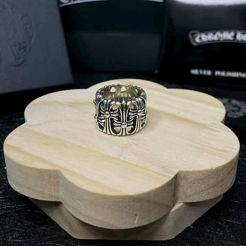 纯铜戒指 复古做旧墓葬戒指