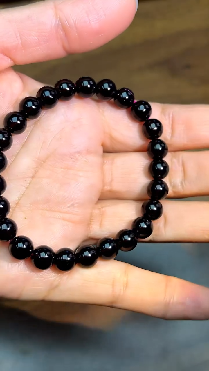 未镶嵌手链石榴石06多样性发一