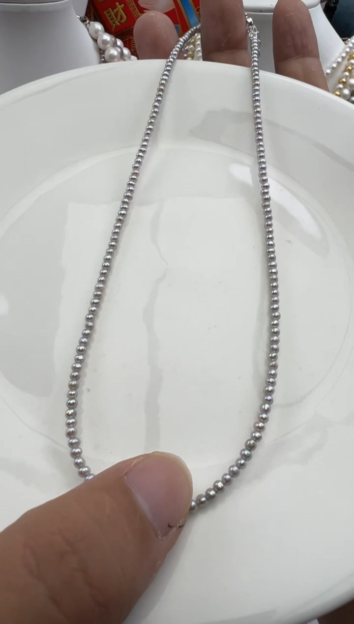 淡水珍珠未镶嵌颈饰1