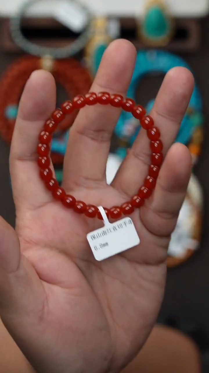 未镶嵌手串南红玛瑙听****！南红手串