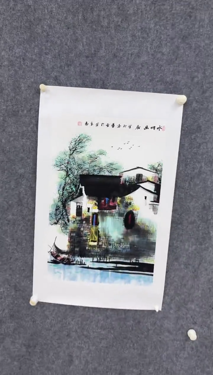 国画国画经典手绘2.7平尺