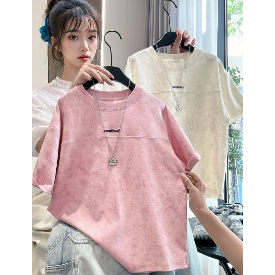 『冰感高晶纯棉』儿童夏季宽松印花个性帅气休闲时尚男宝女宝半袖