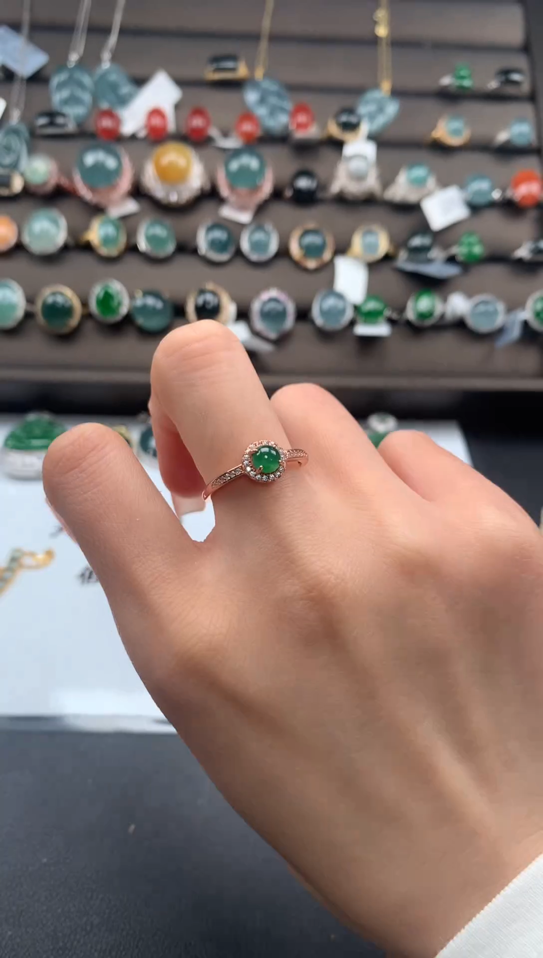 【闪购商品】翡翠戒指银S925镶嵌312321321321