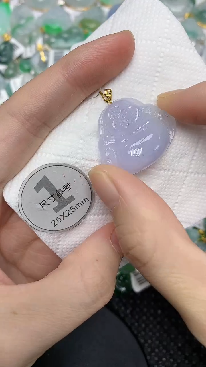 颈饰18K金镶嵌翡翠1111111111