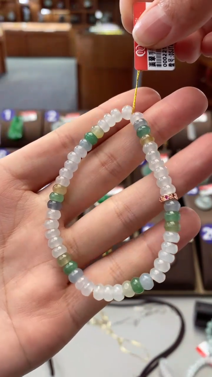 【闪购商品】翡翠手链未镶嵌手串