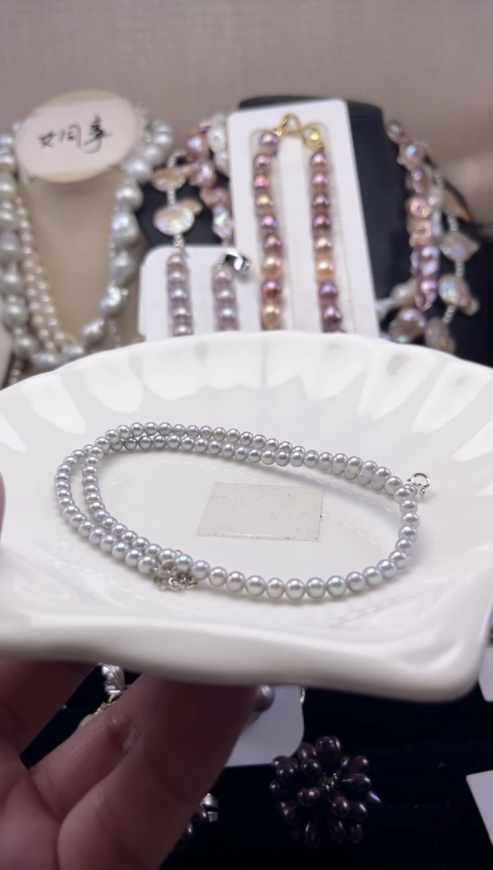 未镶嵌项链淡水珍珠【纯恬珠宝】