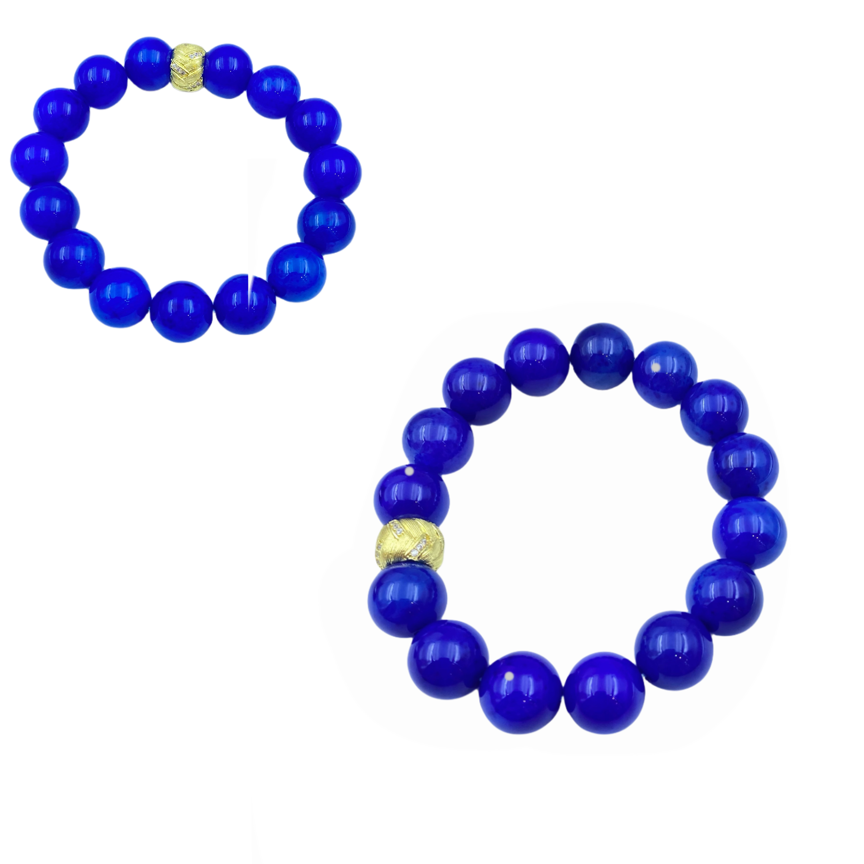 玉化玛瑙星际蓝手链S1270X合金多样性只发一件