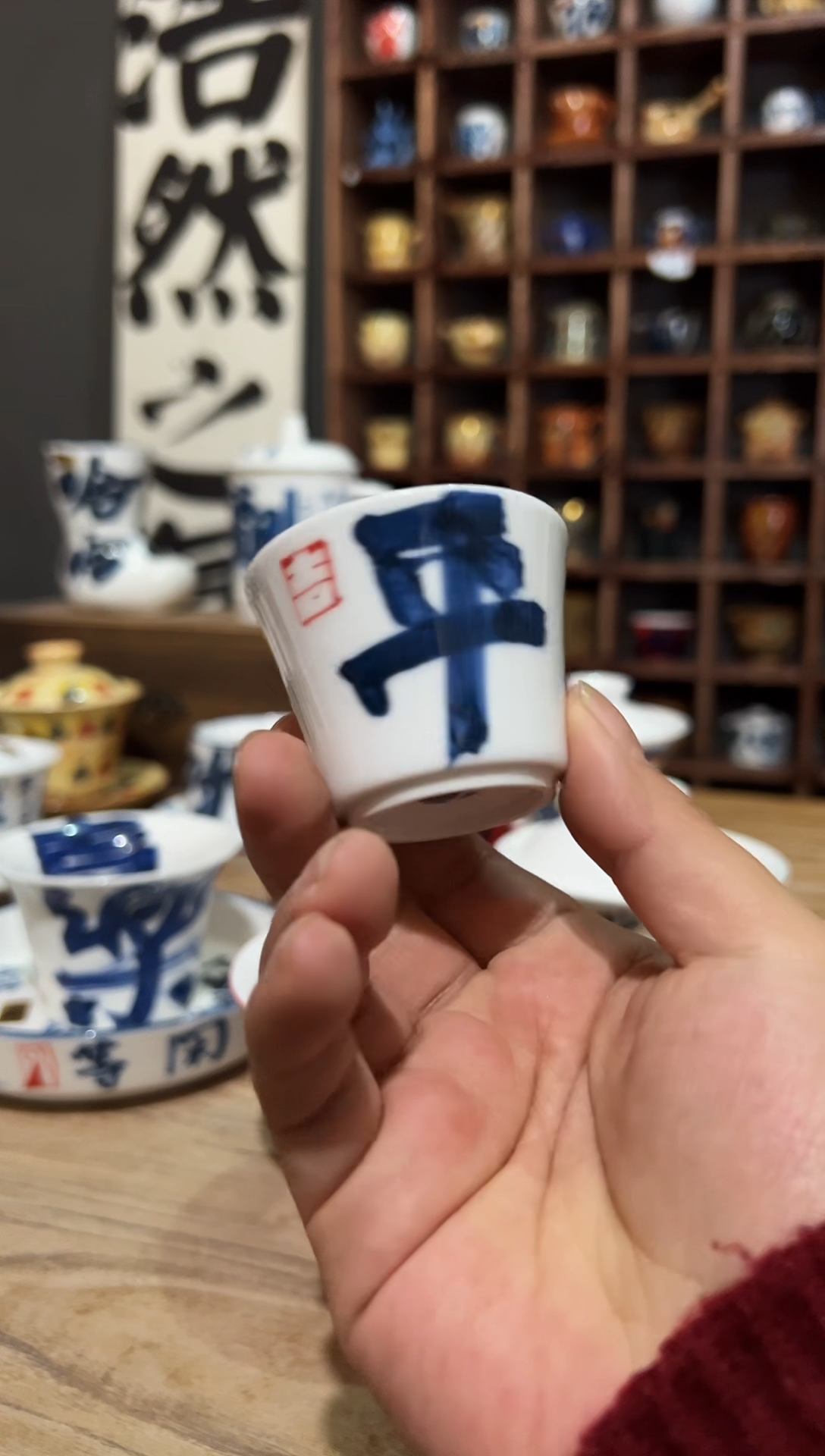 【闪购商品】观云听雨原创手绘茶具