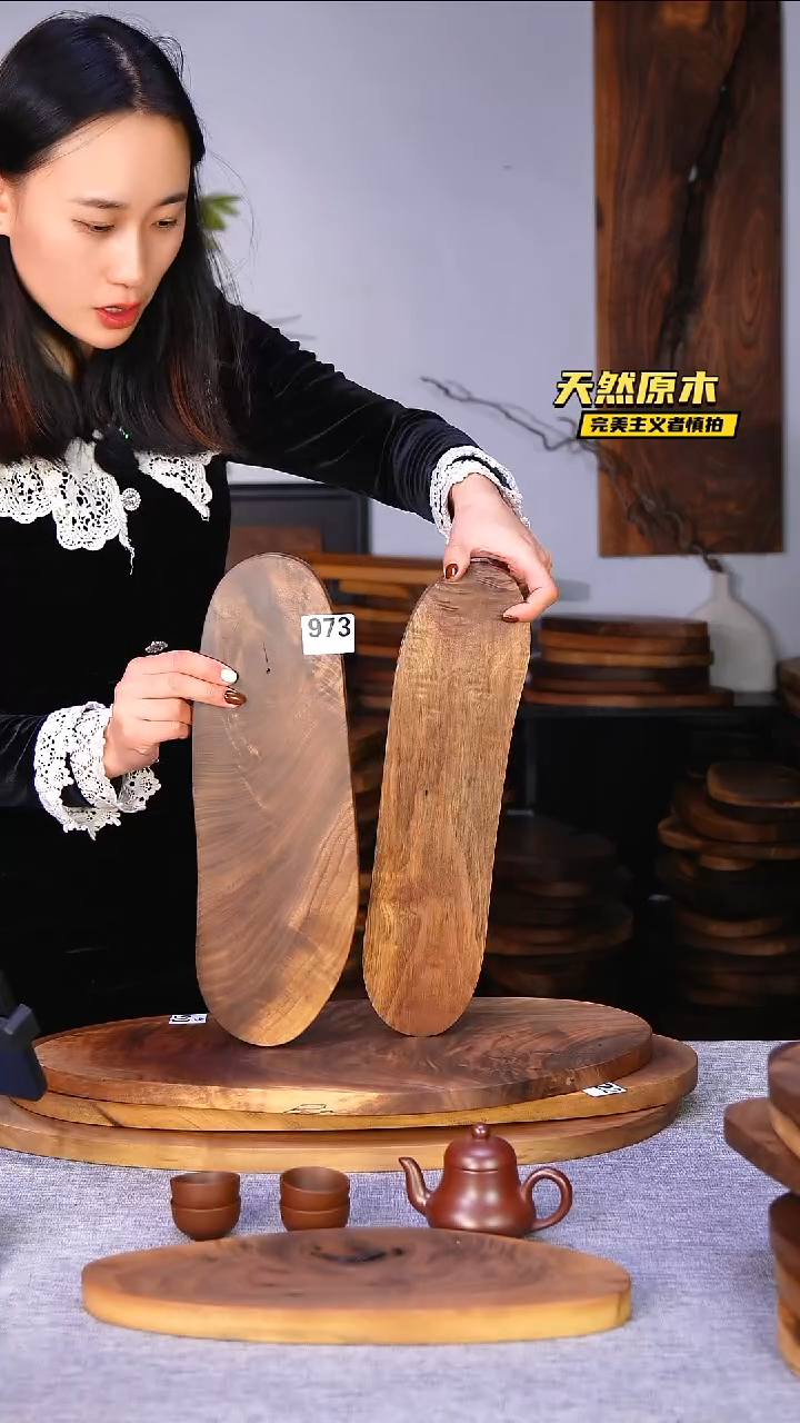 木北美黑胡桃原木.干裂疤结不属于商品质量问题完美主义者慎拍