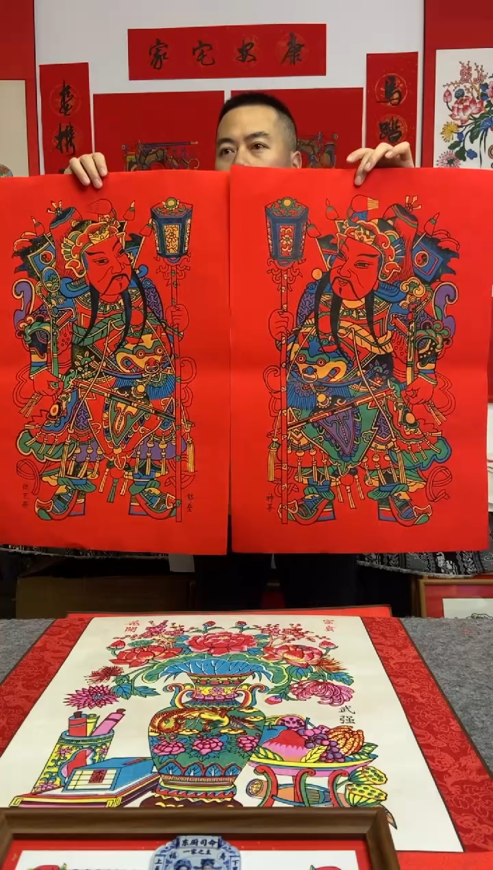 凤**摇顶大神荼郁垒手工制作精品