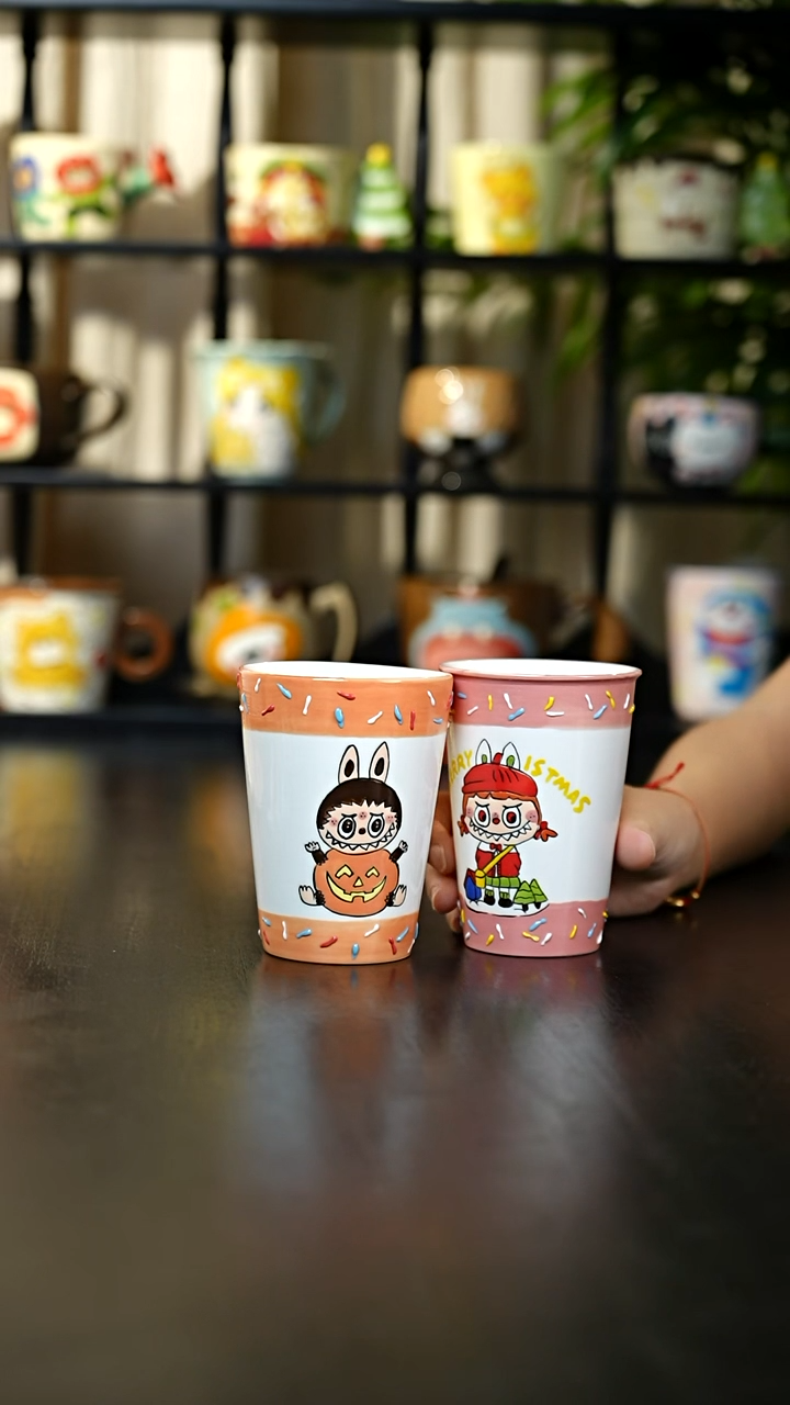 杯子拉布布陶瓷可乐杯 1个