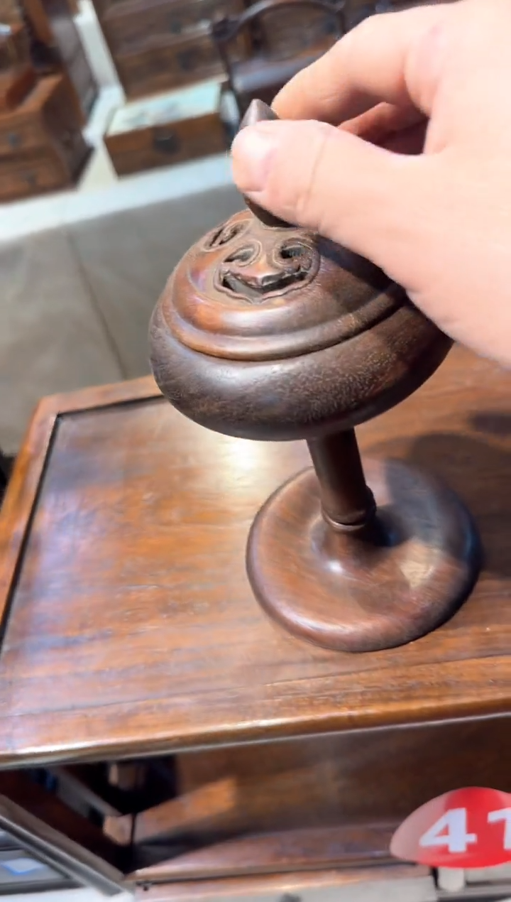 【闪购商品】木香炉     摆件   花梨木   