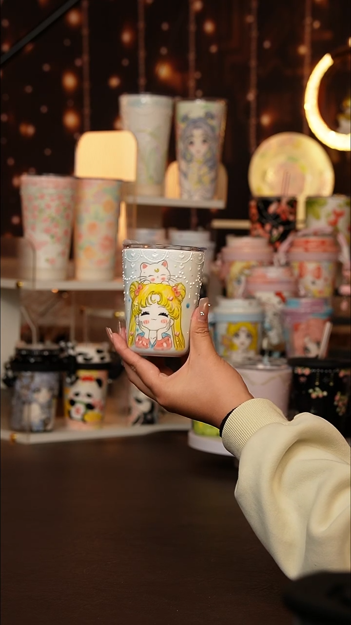 （玉泥）景德镇手工手绘文创陶瓷杯