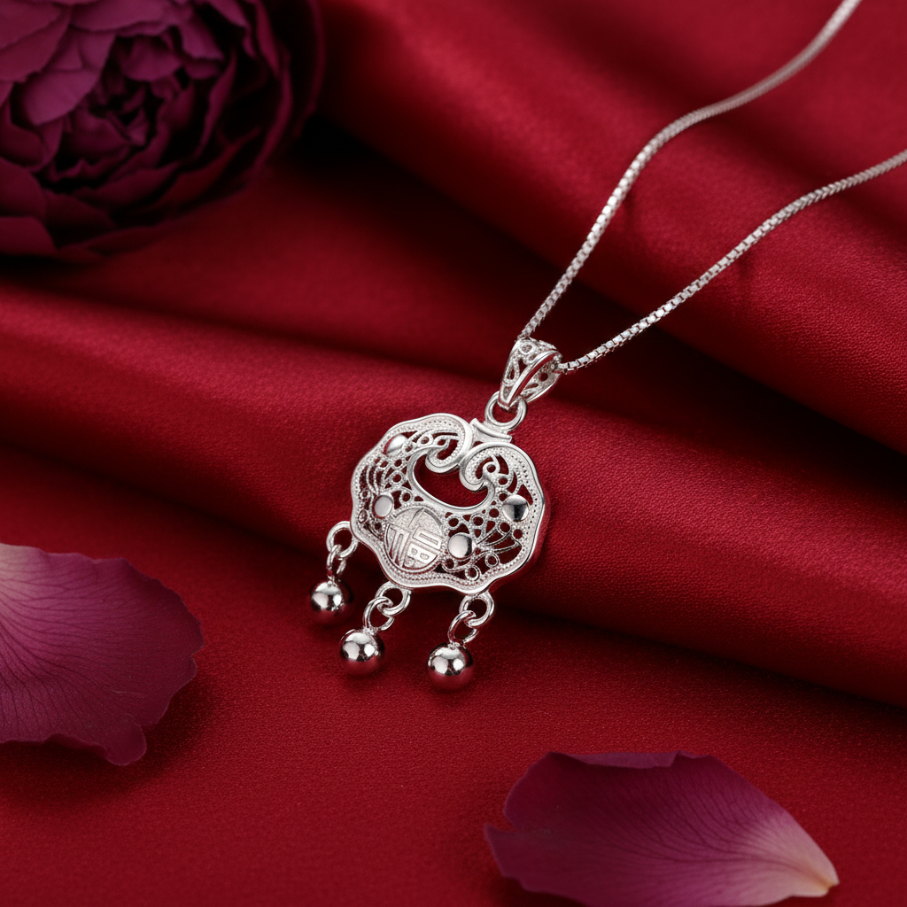 【抓紧清仓】马年吉祥如意属马生肖挂坠女款生肖挂饰 201-平安锁