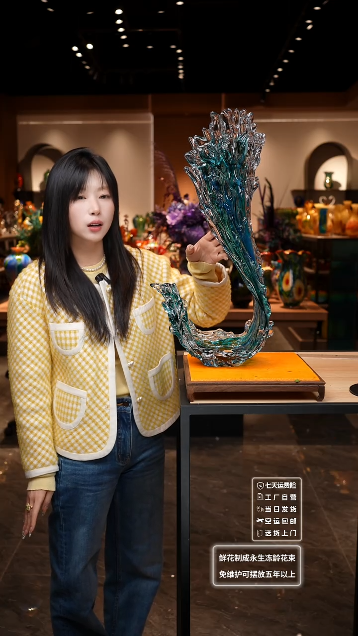 【闪购商品】瓶非遗原创手作艺术摆件花瓶