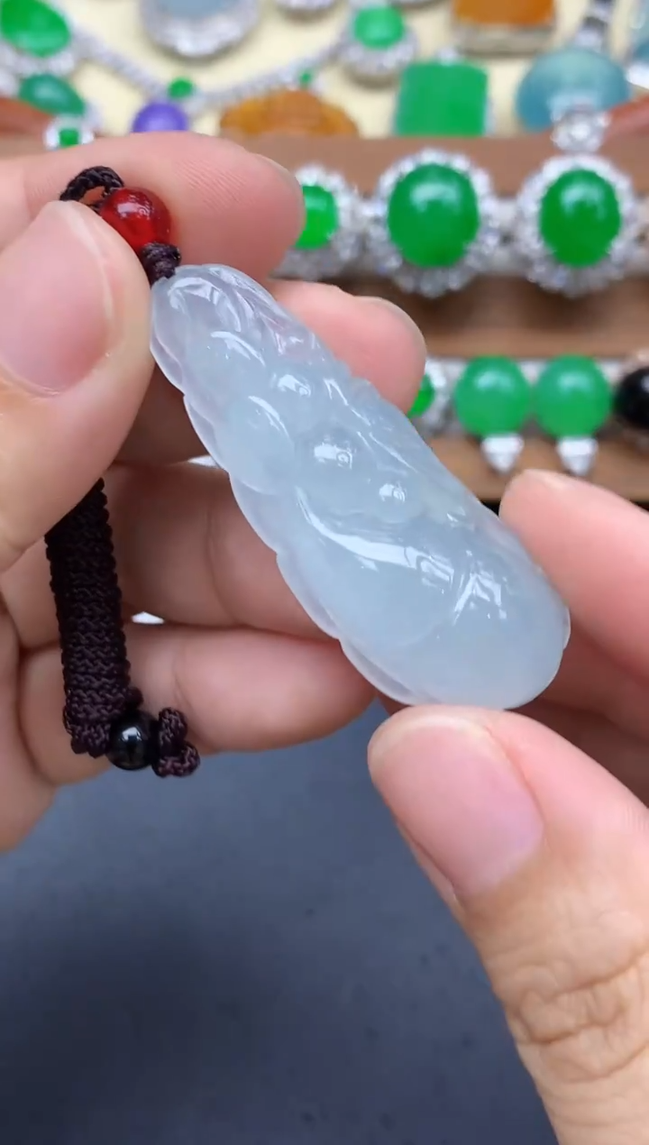 颈饰未镶嵌翡翠26-中国好珍宝