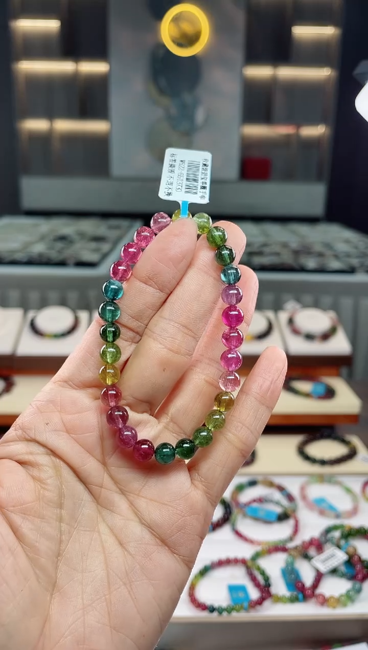 【闪购商品】碧玺单圈手串未镶嵌（多样性发一条）Q