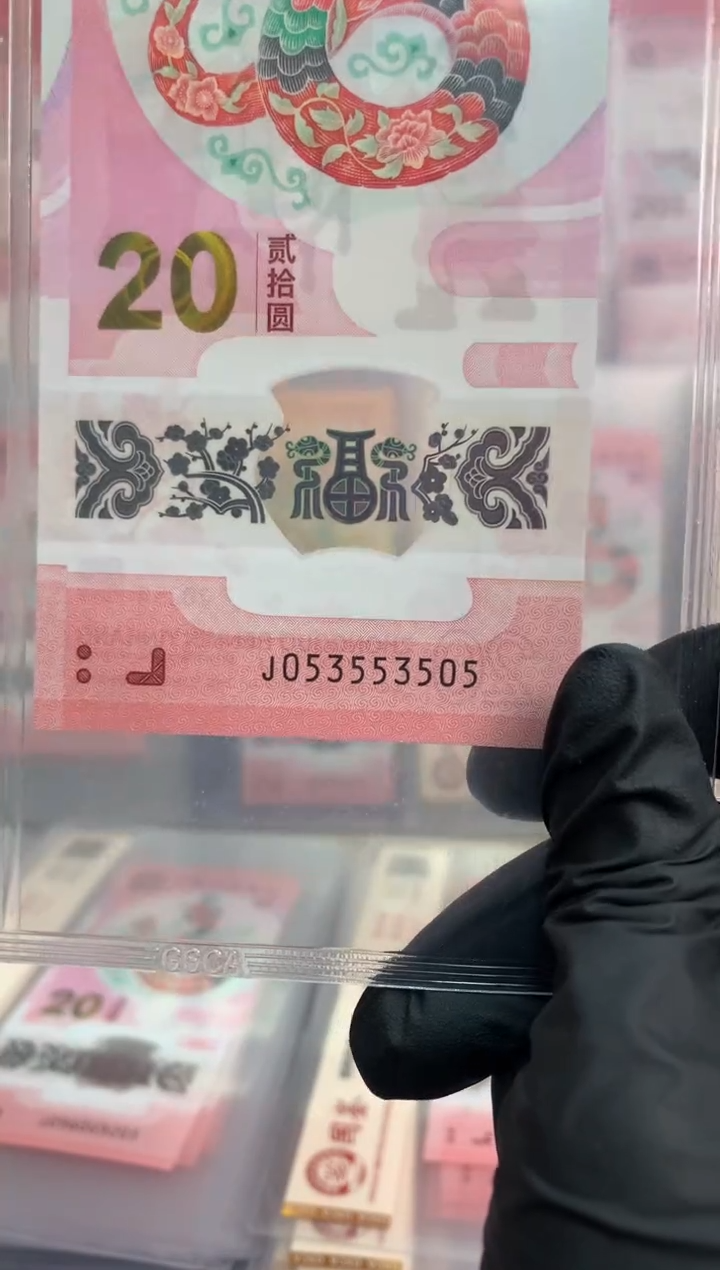 【闪购商品】塑料蛇钞 真钞【单张】3505