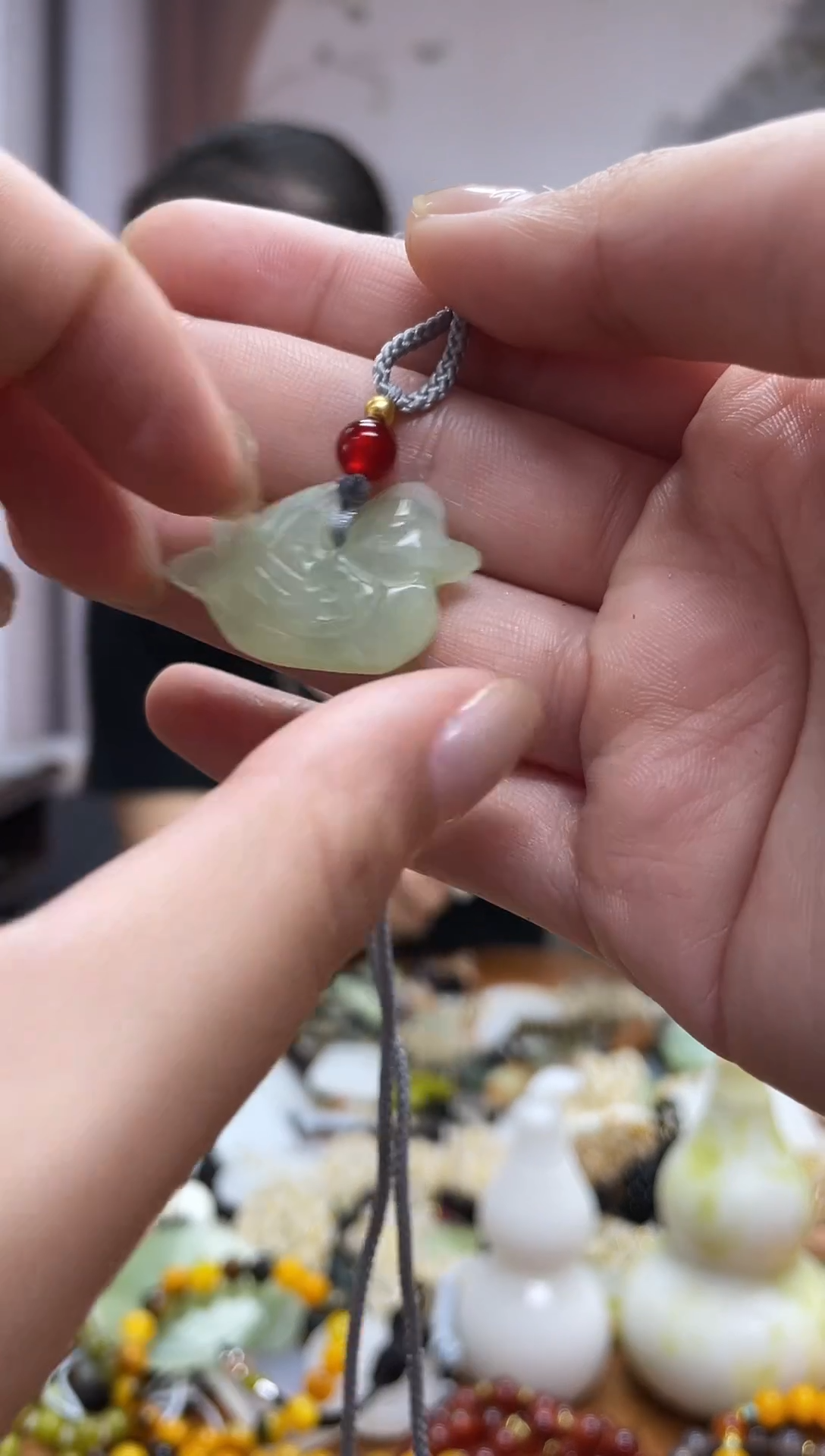 未镶嵌岫玉吊坠·