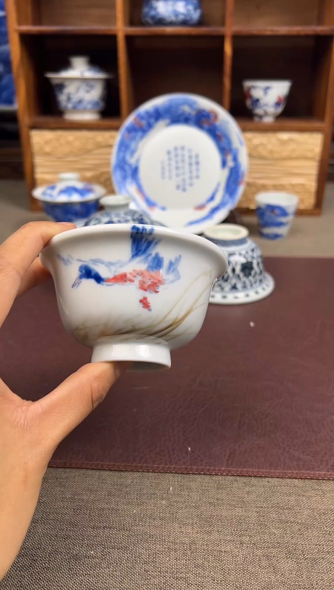 【闪购商品】杯子溪山酌茗陶瓷杯