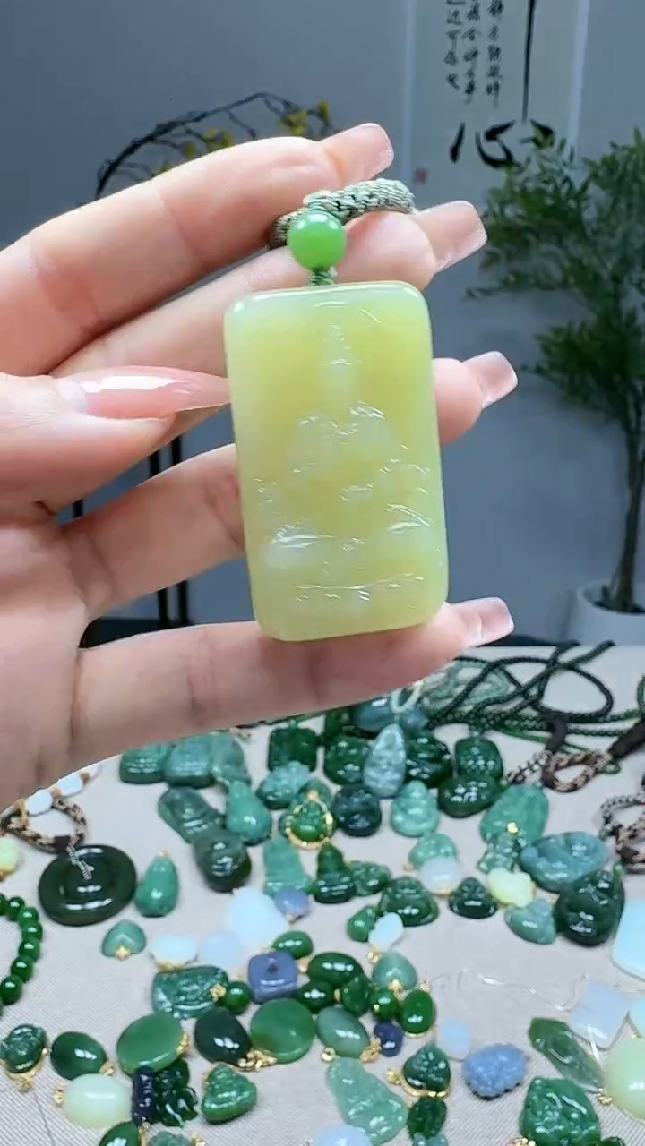 未镶嵌和田玉挂件1