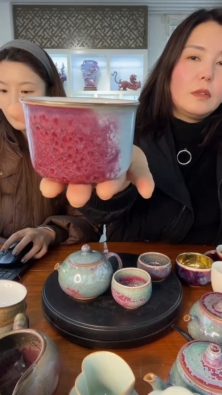 【闪购商品】摆件土魂钧瓷 微瑕主人杯