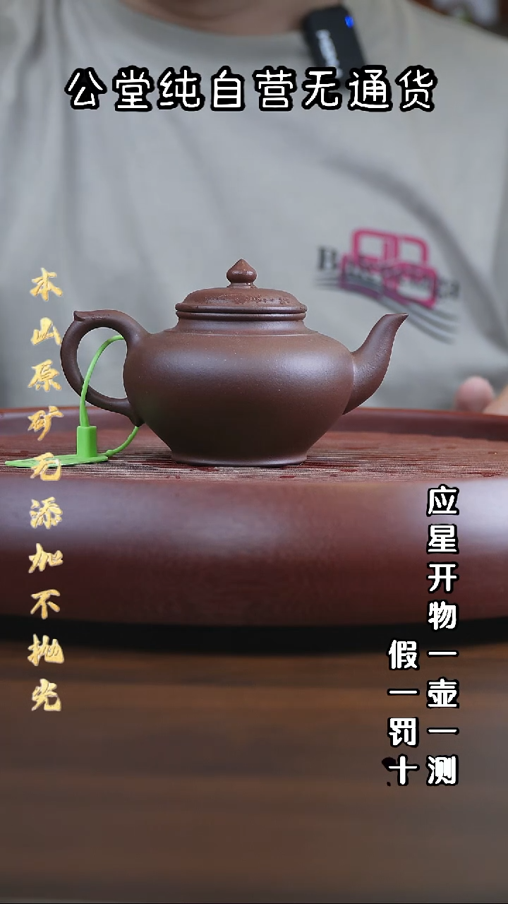 茶壶紫砂四号井底槽青 笑樱 270cc