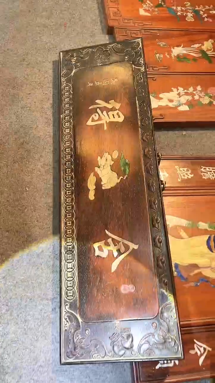 【闪购商品】非洲紫檀（红花梨）65x20cm挂扁