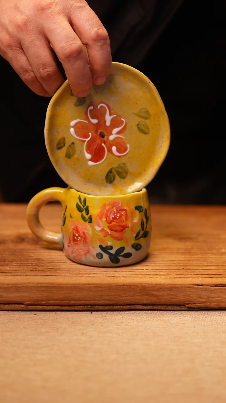 【闪购商品】@@陶园瓷舍@@纯手工手绘@高温釉下彩