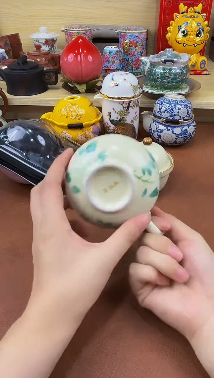 陶瓷茶具摆件旅行套组