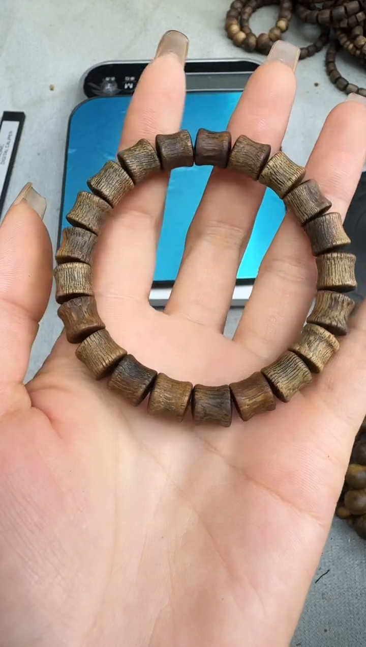 沉香手串0812沉水竹节单圈多样性发一